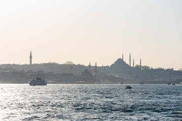view to hagia sophia cathedral in istanbul, T&uuml;rkiye