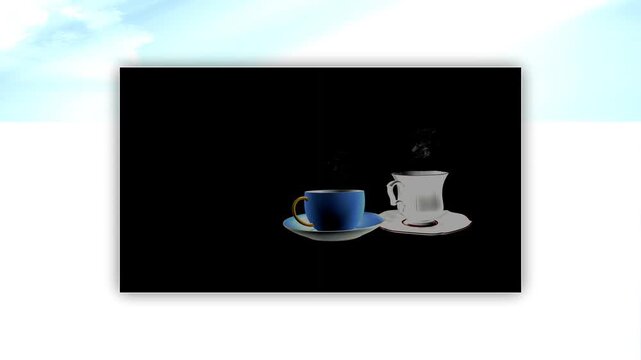 filiżanka, filiżanki, kawa, herbata, czas, przerwa,