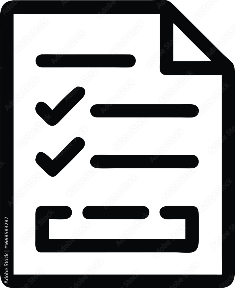 Poster progress tracking checklist with color coded completion status and text fields