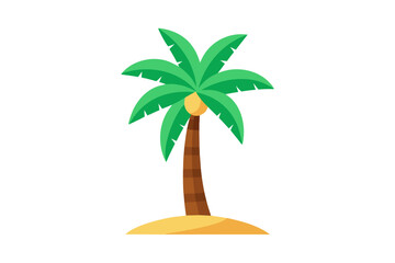 Fototapeta premium palm tree isolated on white