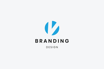 Creative Modern "V" Logo Design for Your Business