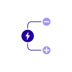 Icon a current, isolated against a clean background.