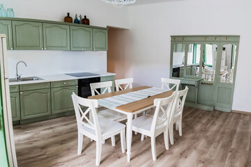 Clean and bright kitchen