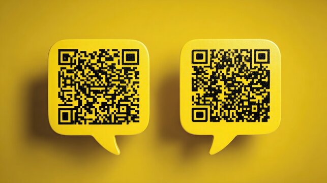 Language has been replaced by QR code communication.
