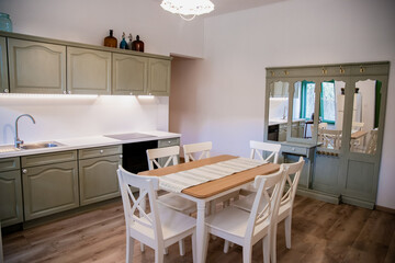 Clean and bright kitchen