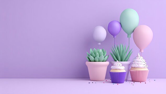 Neo-Pastel Dreamscape A Futuristic Celebration - Powered by Adobe