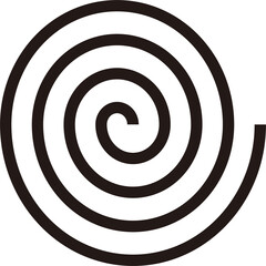 Spiral Circle Pattern Icon
