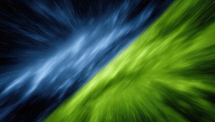 Abstract diagonal split, vibrant colors