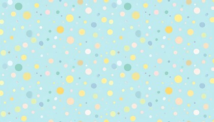 Pastel Polka Dots Background Pattern.