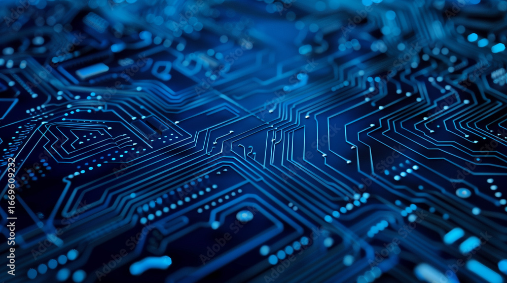Poster abstract digital background with technology circuit board texture. futuristic digital electric tech 
