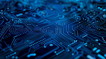 Abstract digital background with technology circuit board texture. Futuristic digital electric tech circuit board pattern background.