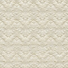 White carpet with a pattern of squares and triangles