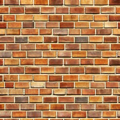 Fototapeta premium Brick wall with brown bricks