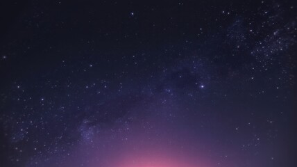 Obraz premium A breathtaking view of the night sky, revealing the vastness of space, the twinkling stars, and the ethereal beauty of the cosmos, inviting contemplation and wonder under the celestial canopy