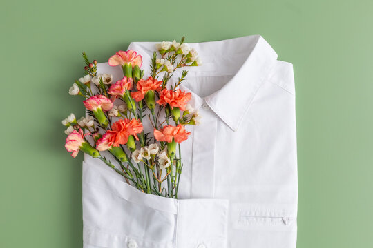 Eco Conscious Styling with Flowers with clothes