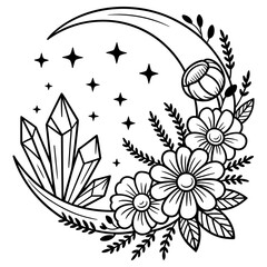 mystical magic moon