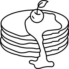 Breakfast Pancakes Line