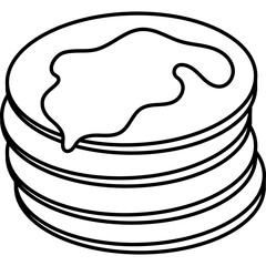 Breakfast Pancakes Line