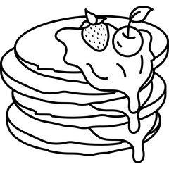 Breakfast Pancakes Line