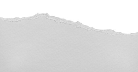 torn blank pages with uneven texture edges. set of ripped white paper sheets png isolated on transparent background. document or newspaper mockup.