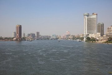 Fototapeta premium The Nile scene from University Bridge