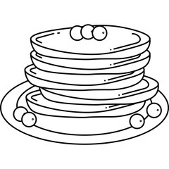 Breakfast Pancakes Line