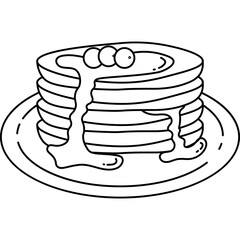 Breakfast Pancakes Line