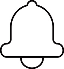 ベルのアイコン　モノトーン