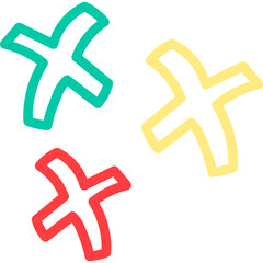 Obraz premium Cute Handdrawn School