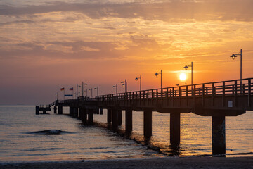 Fototapeta premium Sun over Bansin