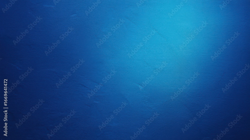 Aufkleber vibrant deep blue textured background with a bright, soft light emanating from the upper center, cas