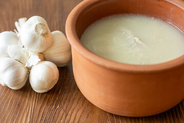 Local Comfort in a Bowl: Traditional Chicken Broth Soup Served Simply