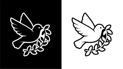 dove with wings