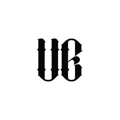 UE monogram logo design letter text name symbol monochrome logotype alphabet character simple logo