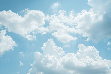 夏空に広がる雲