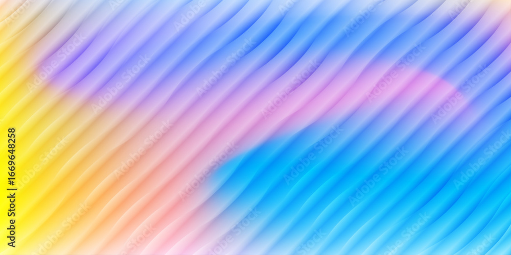 Poster ripple glass background. abstract glassmorphism reeded texture. displacement wave effect. vector 3d 