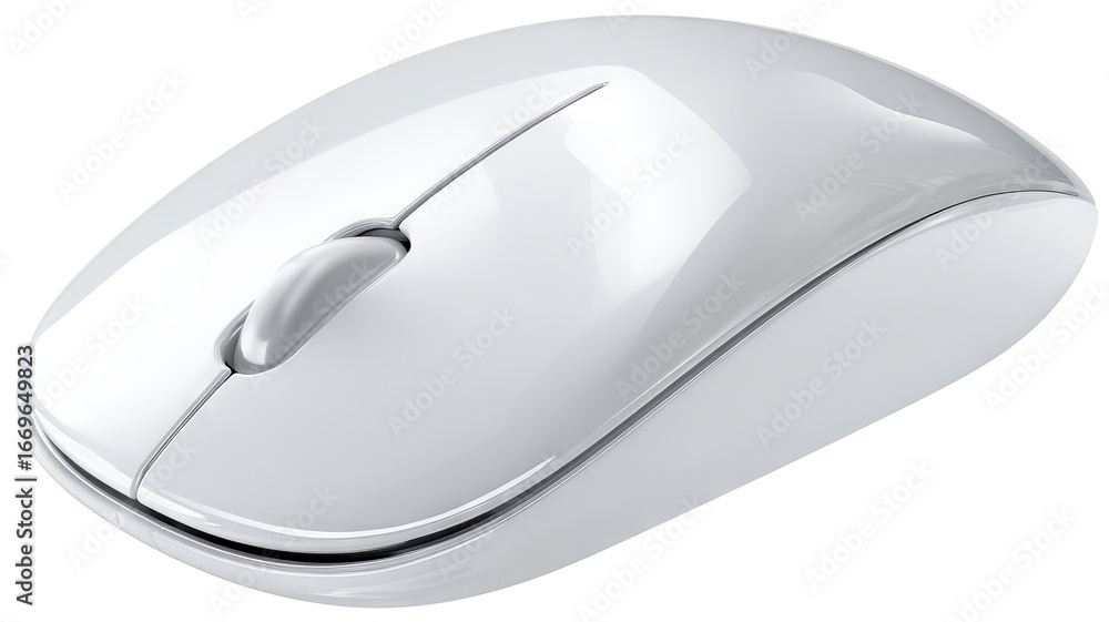 Poster smart device mouse isolated on transparent background — high-resolution png-style cutout with clean 