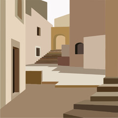staircase in the house