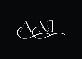 AM logo Design Template Vector Graphic Branding Element.