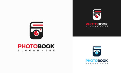 Photo Album Logo Template Design Vector, Photography Book logo designs concept vector