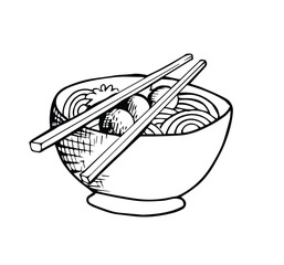 hand drawn illustration of indonesian meatball street food 41334985 Vector Art at Vecteezy
