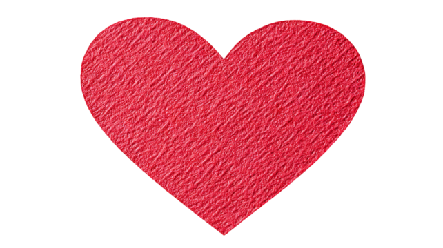 Valentine heart-shaped tag paper sticker label — high-resolution isolated PNG cutout with transparent background for love-themed branding, gift tags, packaging, scrapbooking, cardmaking, e-commerce