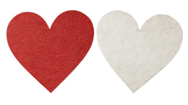 Valentine heart-shaped tag paper sticker label — high-resolution isolated PNG cutout with transparent background for love-themed branding, gift tags, packaging, scrapbooking, cardmaking, e-commerce