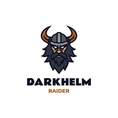 Mascot Modern Viking Logo Design