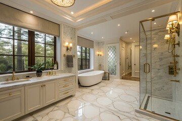 modern bathroom interior