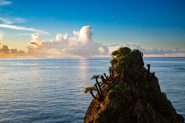 奄美大島の夏の夕景。