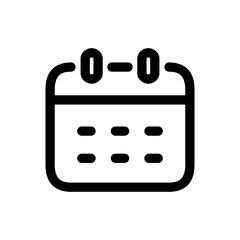 Calendar Icon Business Vector Transparent Background