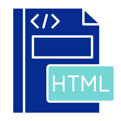 Html File  Icon Element For Design