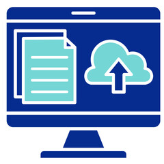 File Sharing  Icon Element For Design