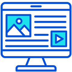 Computer  Icon Element For Design